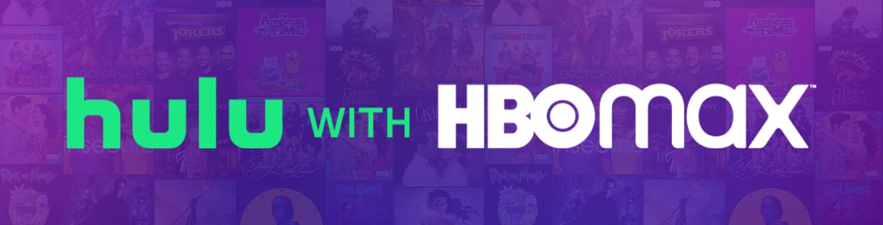 hulu with hbo max logos