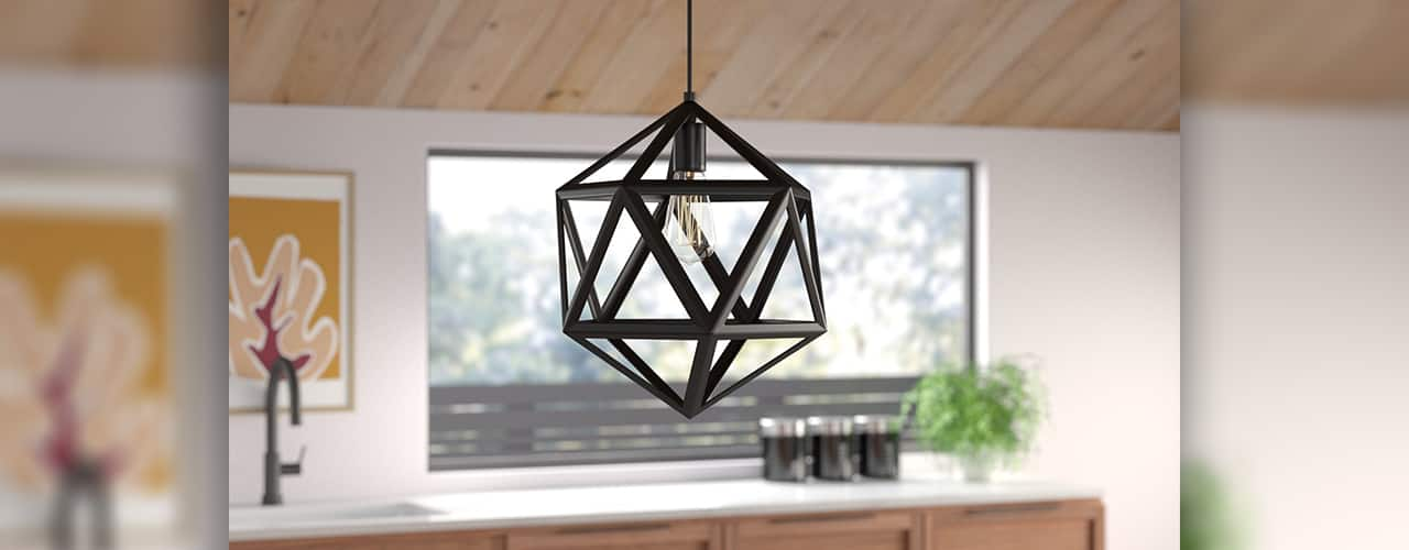 Weingartner 1-Light Single Geometric Pendant